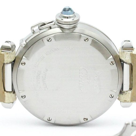 Polished CARTIER Pasha C GMT 2004 Christmas Limited Watch W3107199 BF575219 - Picture 6 of 8